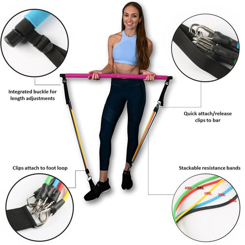 Barre de Pilates pour tonifier fessiers et jambes